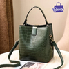 Women Crocodile Pattern Handbag - Elsouqs