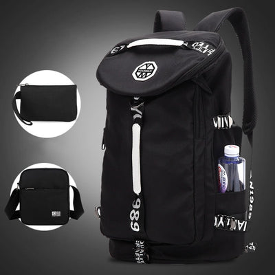 Unisex Polyester Backpack for Fitness, Hiking, Light Adventure, 20-35 L - Elsouqs