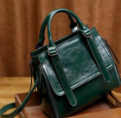 Genuine Leather Luxury Brand Crossbody Handbags - Elsouqs