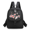 Plum Blossom Embroidery Backpack - Elsouqs