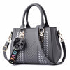 Embroidery Messenger Leather Women Handbags - Elsouqs