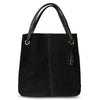 Real Split Suede Leather Tote Bag - Elsouqs