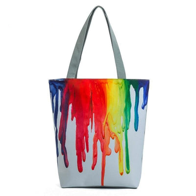 Harajuku Style Colorful Painting Shoulder Bag - Elsouqs