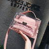 Transparent Jelly Small Tote Messenger Bags - Elsouqs