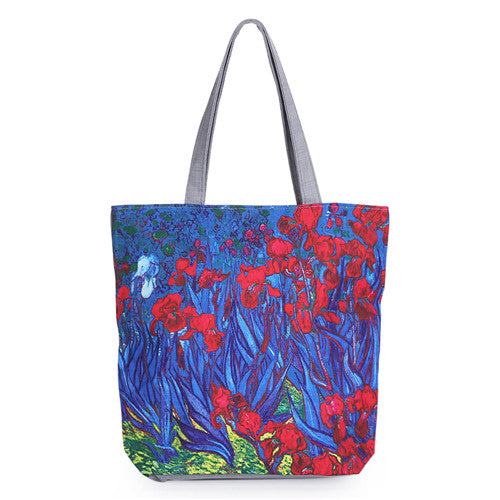 Colorful Floral Printed Single Shoulder Bag - Elsouqs