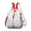 Solid Color PU Leather Backpacks - Elsouqs